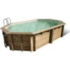 Piscine En Bois Octogonale Ubbink Océa 5,50 X 3,55 X 1,20 M - Liner Beige 2 Piscine En Bois Octogonale Ubbink Océa 5,50 X 3,55 X 1,20 M - Liner Beige -Piscine Magasin piscine bois ocea 550 x 330 studio 1