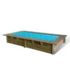 Piscine En Bois Rectangulaire Ubbink Sunwater 3,50 X 2,00 X 0,71 M - Liner Bleu -Piscine Magasin piscine en bois ubbink sunwater 200x350 studio 1
