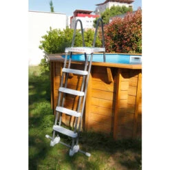 Piscine En Bois Octogonale Ubbink Sunwater All In ONE 360 14 Piscine En Bois Octogonale Ubbink Sunwater All In ONE 360 -Piscine Magasin piscine sunwater all in one 360 ambiance ubbink echelle amovible protection enfant 5