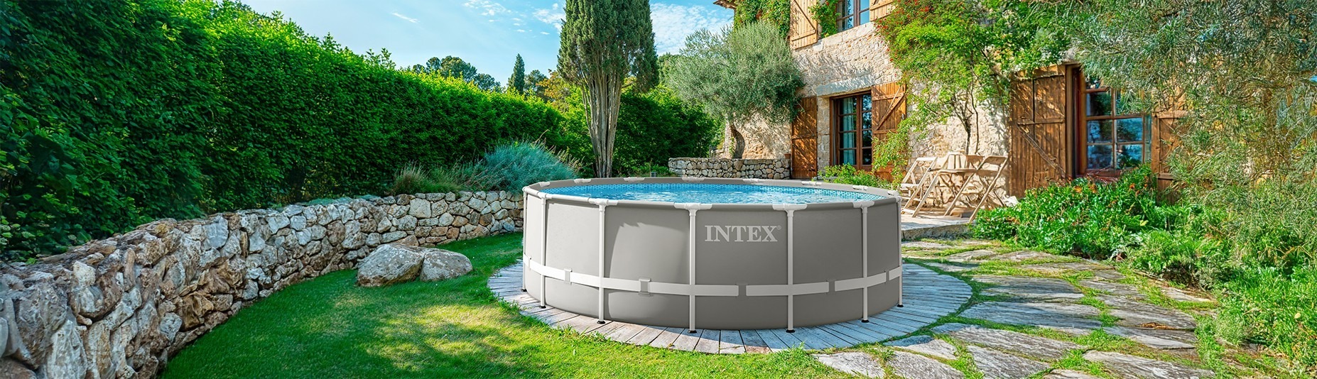 Devant -Piscine Magasin piscine tubulaire