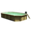 Piscine En Bois Octogonale Ubbink Azura 7,50 X 4,00 X 1,30 M - Liner Beige 2 Piscine En Bois Octogonale Ubbink Azura 7,50 X 4,00 X 1,30 M - Liner Beige -Piscine Magasin piscine azura 400 x 750 fond blanc liner beige 1