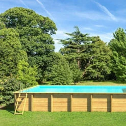 Piscine Weva Procopi En Bois 8 X 4 M -Piscine Magasin piscine procopi 8 x 4 ambiance 2 min