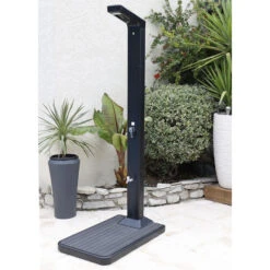 Support De Douche / Réservoir Ubbink Solaris 2 En 1 - Coloris Gris Anthracite 11 Support De Douche / Réservoir Ubbink Solaris 2 En 1 - Coloris Gris Anthracite -Piscine Magasin plancher solairs pour douche de piscine solaire ubbink 5 1