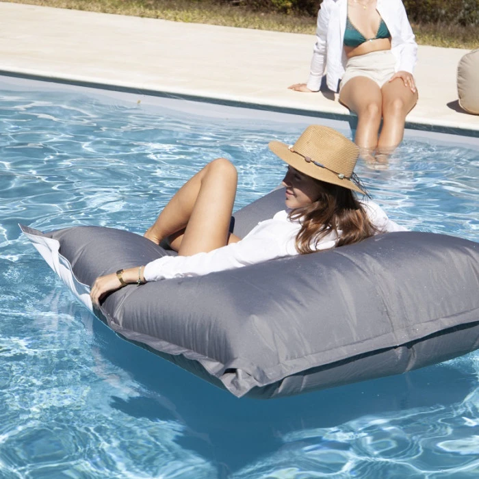 Pouf De Piscine Flottant Solar Xtrem - Gris 4 Pouf De Piscine Flottant Solar Xtrem - Gris – Image 2