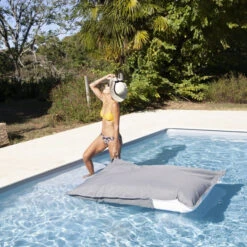 Pouf De Piscine Flottant Solar Xtrem - Gris 14 Pouf De Piscine Flottant Solar Xtrem - Gris -Piscine Magasin pouf de piscine dune gris 3