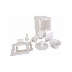 Ensemble Skimmer Pour Piscines Acier GRE - Blanc