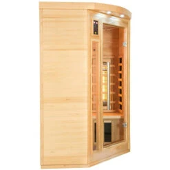 Sauna Infrarouge France Sauna APOLLON - 2/3 Places -Piscine Magasin sn apollon q2c sauna infrarouge france sauna apollon 2 3places profil