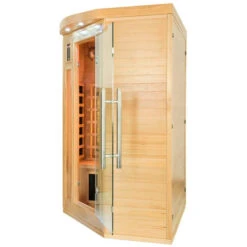 Sauna Infrarouge France Sauna APOLLON - 2/3 Places -Piscine Magasin sn apollon q2c sauna infrarouge france sauna apollon 2 3places profil droit