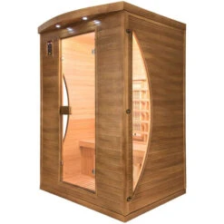 Sauna Infrarouge France Sauna SPECTRA - 2 Places -Piscine Magasin sn spectra03r sauna infrarouge france sauna spectra 2places profil droit