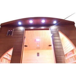 Sauna Infrarouge France Sauna SPECTRA - 4 Places -Piscine Magasin sn spectra05r sauna infrarouge france sauna spectra 4places plafond