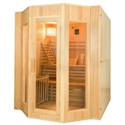 Sauna Traditionnel France Sauna ZEN - 4 Places 8 Sauna Traditionnel France Sauna ZEN - 4 Places -Piscine Magasin sn zen4pk sauna vapeur france sauna zen 4places profil droit