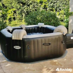 Spa Gonflable Intex PureSpa Carbone 6 Places -Piscine Magasin spa carbone intex raviday 1