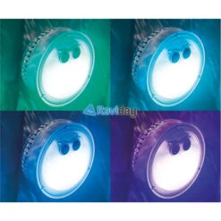 Spa Gonflable Intex PureSpa Blue Navy 4 Places -Piscine Magasin spot lumineux pure spa bulles intex couleurs 28503 3 1